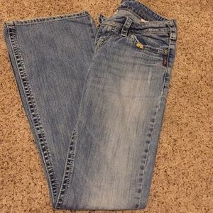 Silver jeans. Tuesday flare